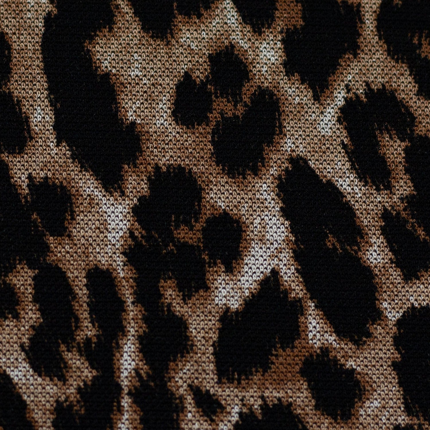 Leopard, viskose interlock-Bomuldsjersey med print-Juels.dk
