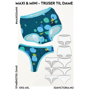 Mini og Maxi Trusse, Ida Victoria-Mønstre-Juels.dk