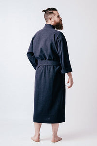 LAHJA Unisex Dressing Gown, Named Patterns-Mønstre-Juels.dk
