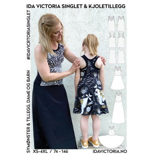 Singlet og Kjoletillæg, Ida Victoria-Mønstre-Juels.dk