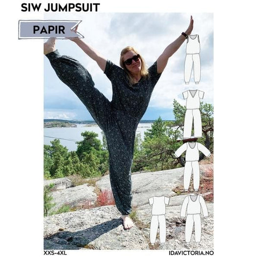 Siw Jumpsuit, voksen, Ida Victoria-Mønstre-Juels.dk