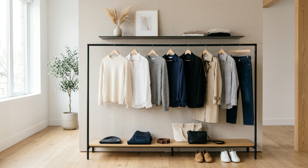Opbygning af en minimalisk garderobe på budget