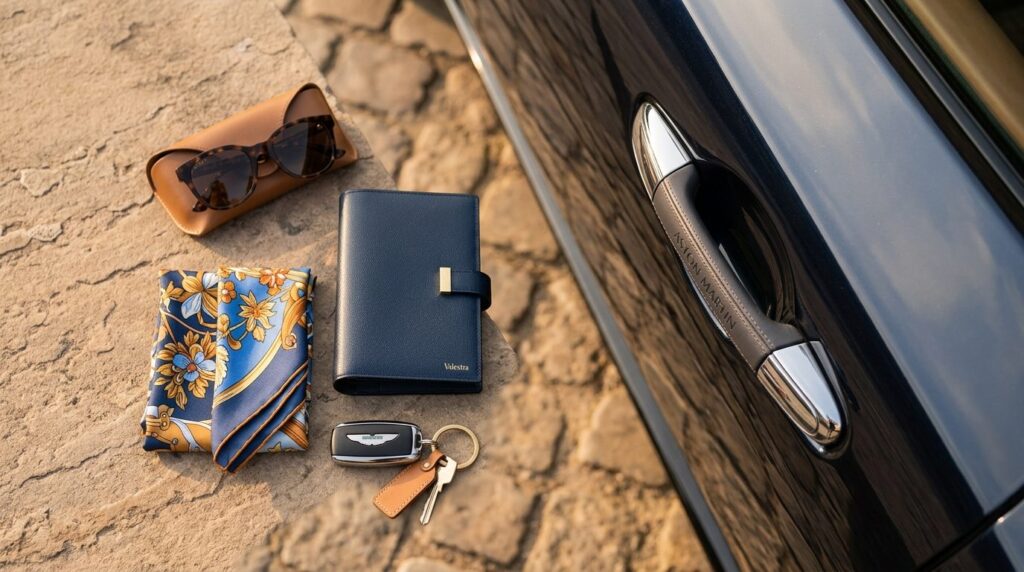 Close-up lifestyle product photography: Elegantly arranged s